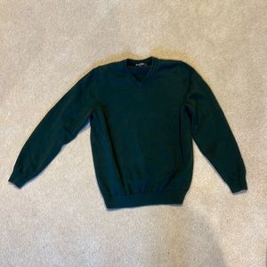 Brooks Brother’s forest green boy’s sweater.